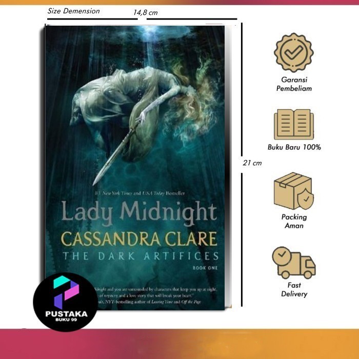 Buku The Dark Artifices #1: Lady Midnigh -Velvetstore