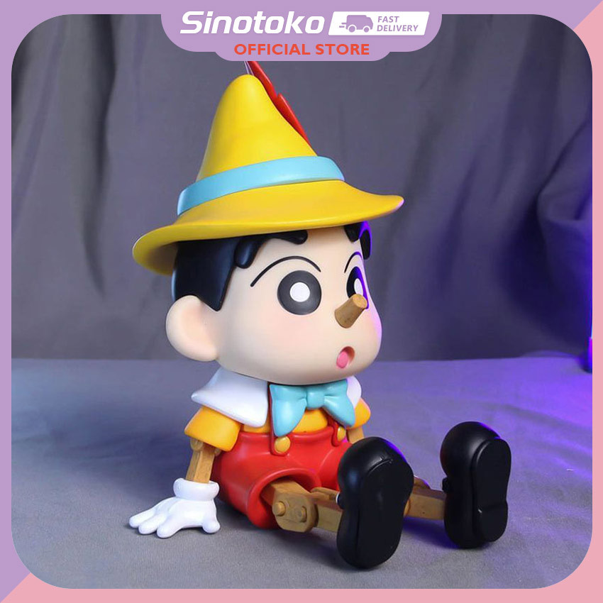 Figurine Puppet Pinokio  Shin-chan – Mainan Boneka Kreatif Ornamen Interior (Rumah/Kantor/Mobil), Ha