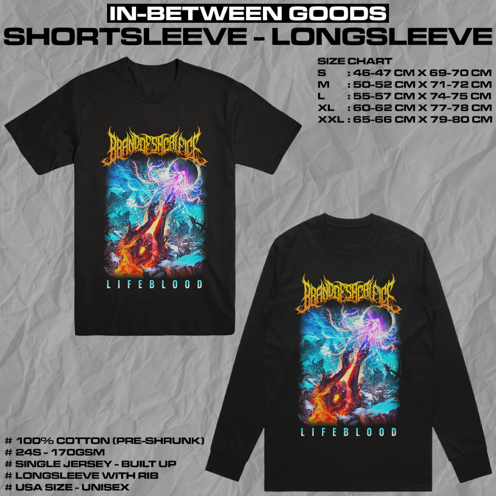 BRAND OF SACRIFICE - LIFEBLOOD | T-SHIRT | LONGSLEEVE | BAND MERCH