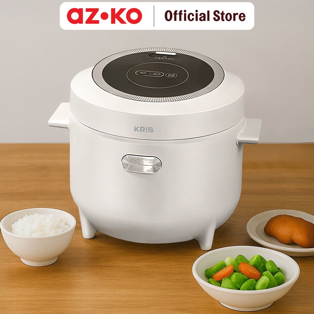 AZKO Kris 700 ml Rice Cooker Digital - Putih Magic Jar Magic Com Penanak Nasi Alat Masak Beras Elekt