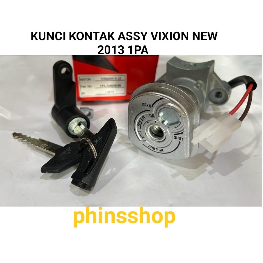 KUNCI KONTAK VIXION NEW 1PA 2 KABEL KEYSET PENGAMAN SADEL YAMAHA TKYM TOP QUALITY TAKAYAMA PRODUK