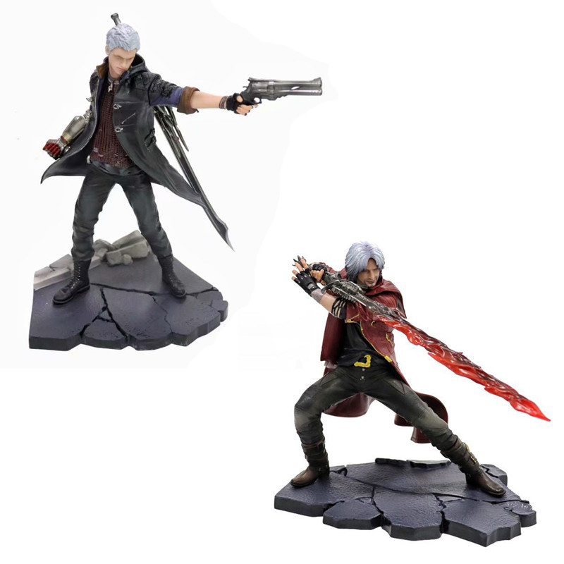 25cm Game Devil May Cry Characters Dante Nero Statue Action Figure Model Toys
