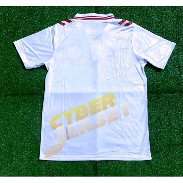 JERSEY BOLA DENMARK AWAY PIALA EROPA 2024 TOP QUALITY Sport Atasan Setelan Baju - JERSEY SEPAKBOLA, 