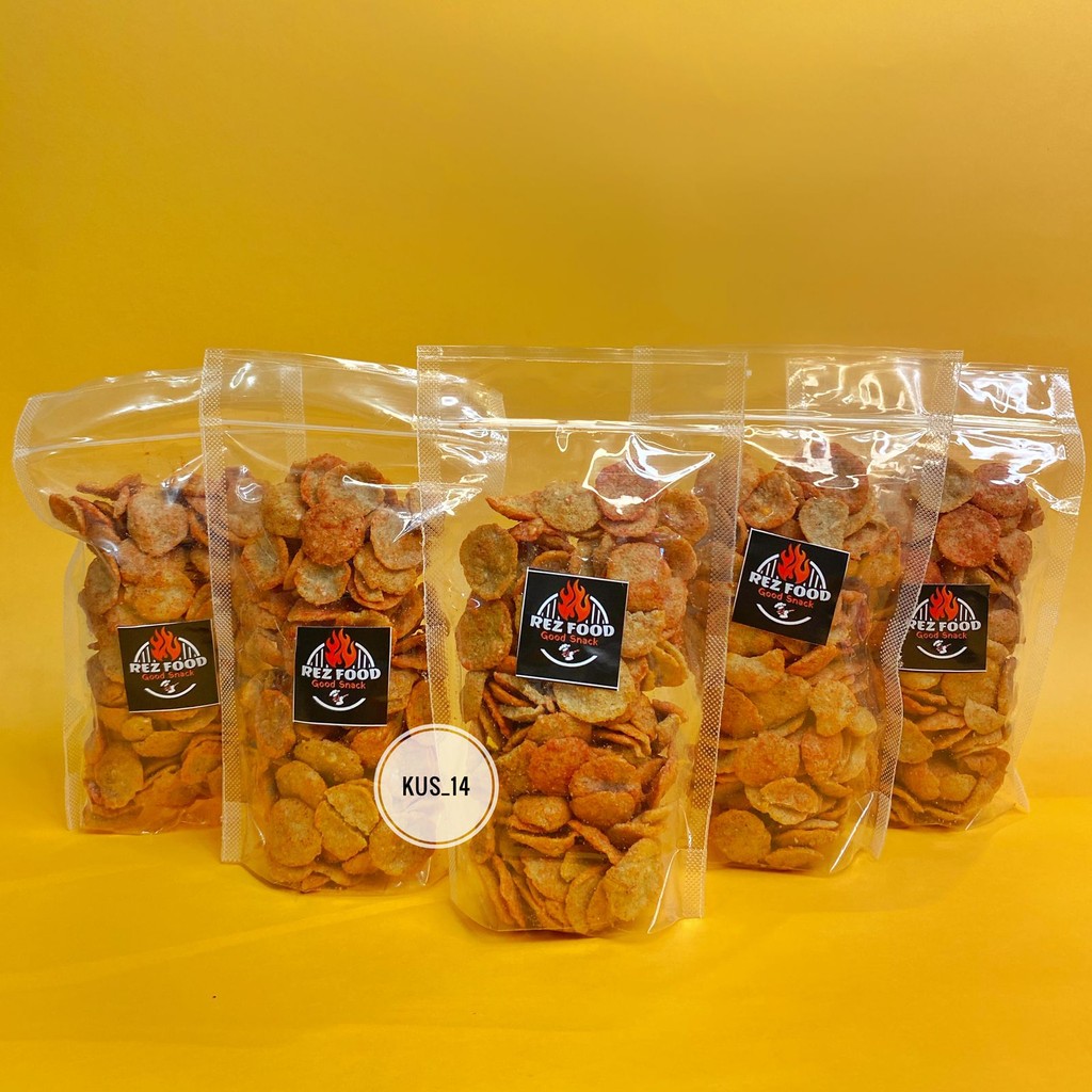 Aneka Snack Grosir 100 Gram  / Grosiran Kiloan / Cemilan Camilan Murah Enak Sosis Goreng Balado