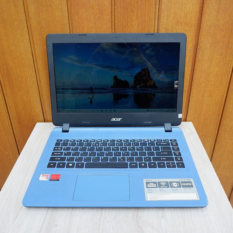 Laptop Acer Aspire 3 A314 AMD A9 9420e RaM 16GB SSD 1TB Window 10 + Office Normal Siap Pakai - Lapto