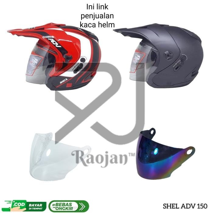 Kaca helm SHEL ADV 150 one Visor helm SHEL ADV 150