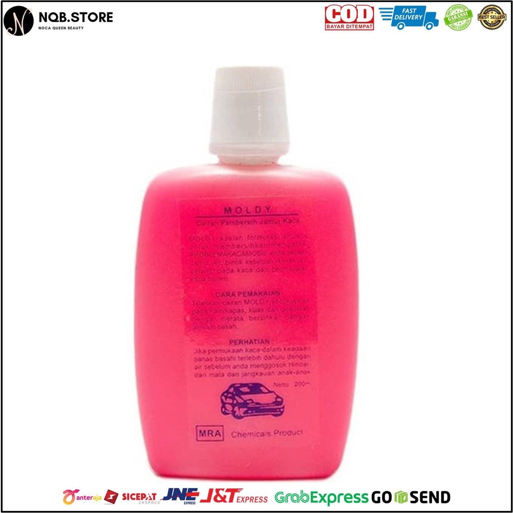 NQB - Cairan Pembersih Jamur Kaca Mobil Obat Penghilang Kerak Serbaguna Multi FilmOn Kenmaster Moldy