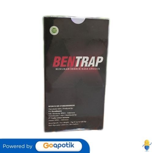 Bentrap Rasa Anggur 15 Gram Box 5 Sachet
