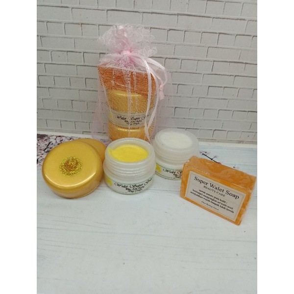 PAKET CREAM WALET GOLD - WALET JARING GOLD PUTIH