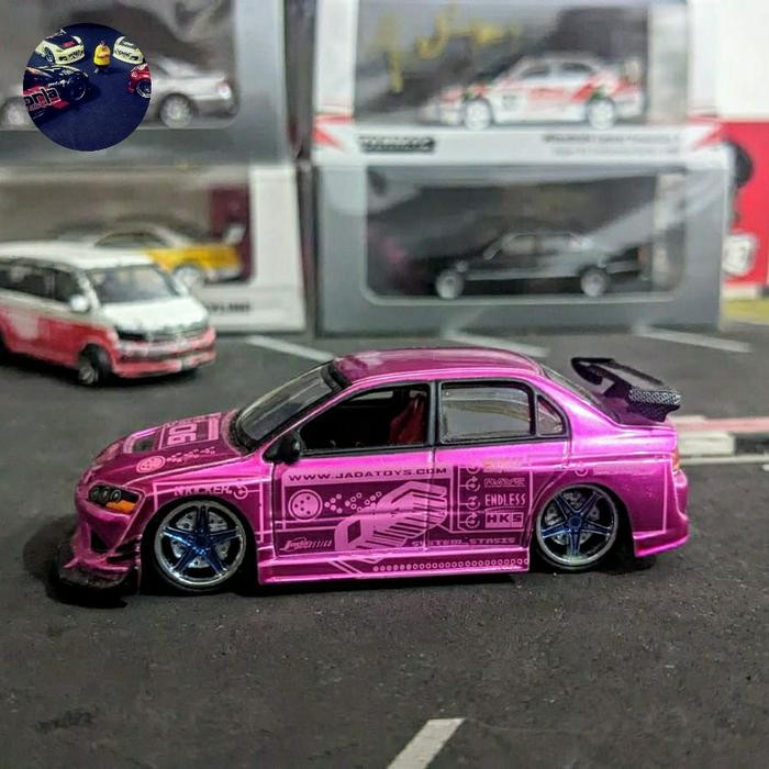 Diecast Jadatoys Jada Toys Mitsubishi Lancer Evolution VIII Pink Loose