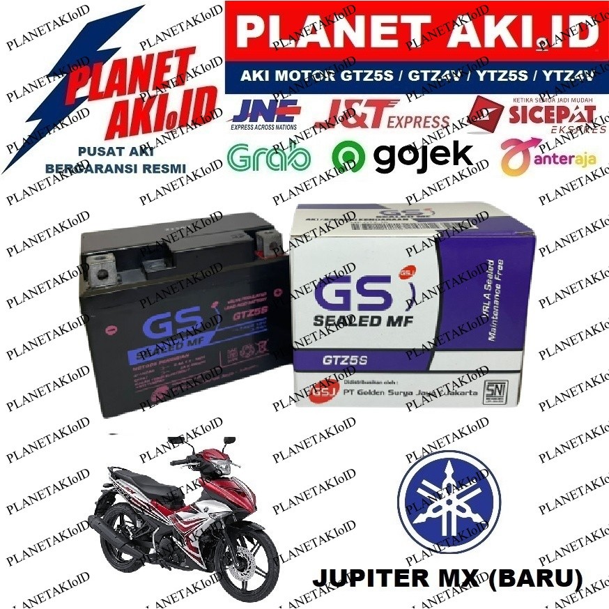 Aki Motor Yamaha New Jupiter MX 135 Aki Kering Accu Kering MF GTZ5S