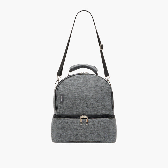 Babyshop Tas Juniors Solid Diaper Bag with Adjustable Straps and Zip Closure