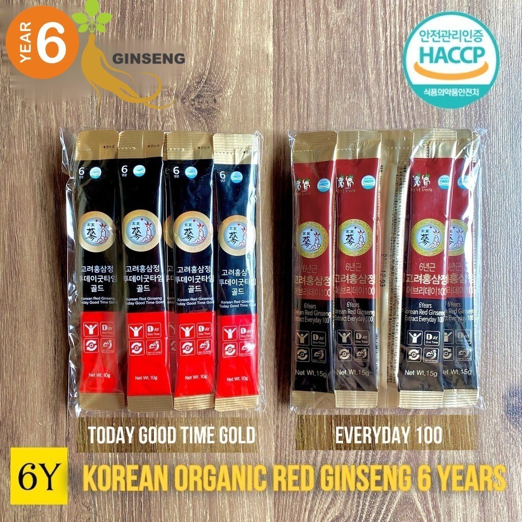 Korean Organic Red Ginseng Extract 6Years - Ginseng Merah Korea 6 tahun  - 1 Pack Isi 10