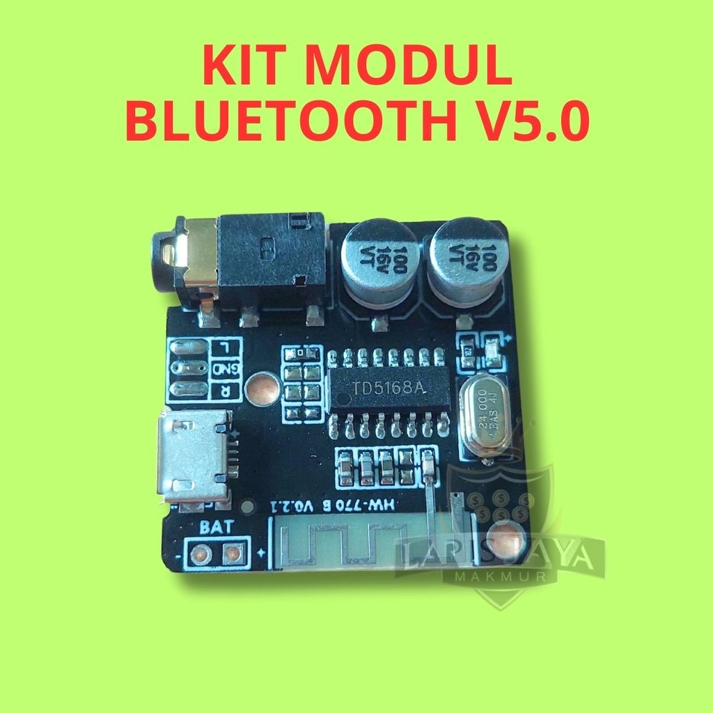 PCB BLUETOOTH 5.0 KIT BLUETOOTH HITAM STEREO