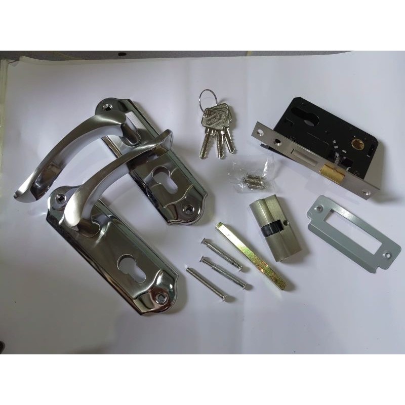 Kunci Pintu Kecil Bellucci BRISBANE NP / Kunci Bellucci 15 cm Fullset / Kunci Bellucci Kecil Komplit