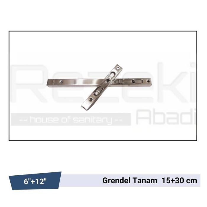 Grendel Tanam / Slot Pintu / 60cm / Flushbolt