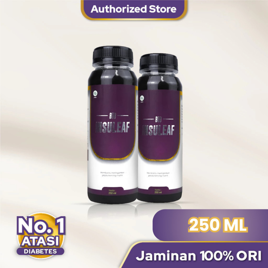 Bio Insuleaf Herbal Diabetes Original 2 Botol