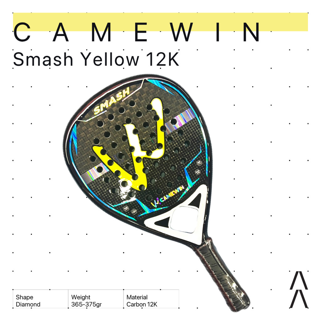 Camewin Padel Smash 12K - Raket Padel Tenis/ Padel Racket