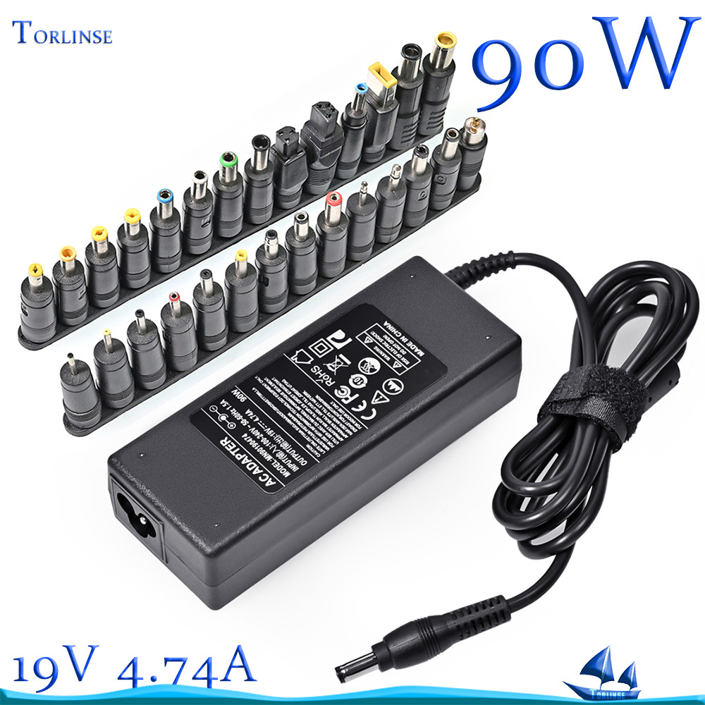19V 4.74A 90W Universal Power Adapter arger For Acer Asus Dell HP Lenovo Samsung Toshiba 18.5V 19.5V
