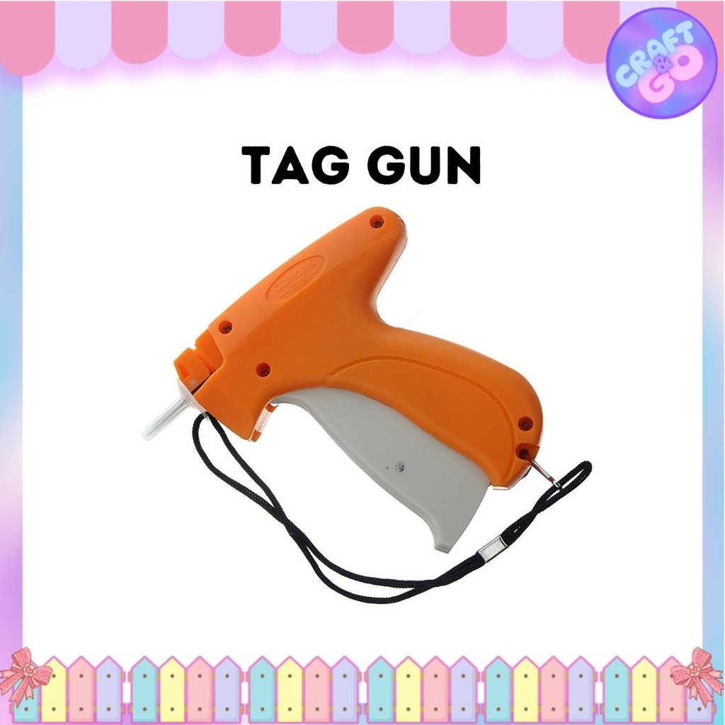 Tag Gun Tag Pin Tembakan Label Baju/Laundry/Kaos Kaki/Pakaian