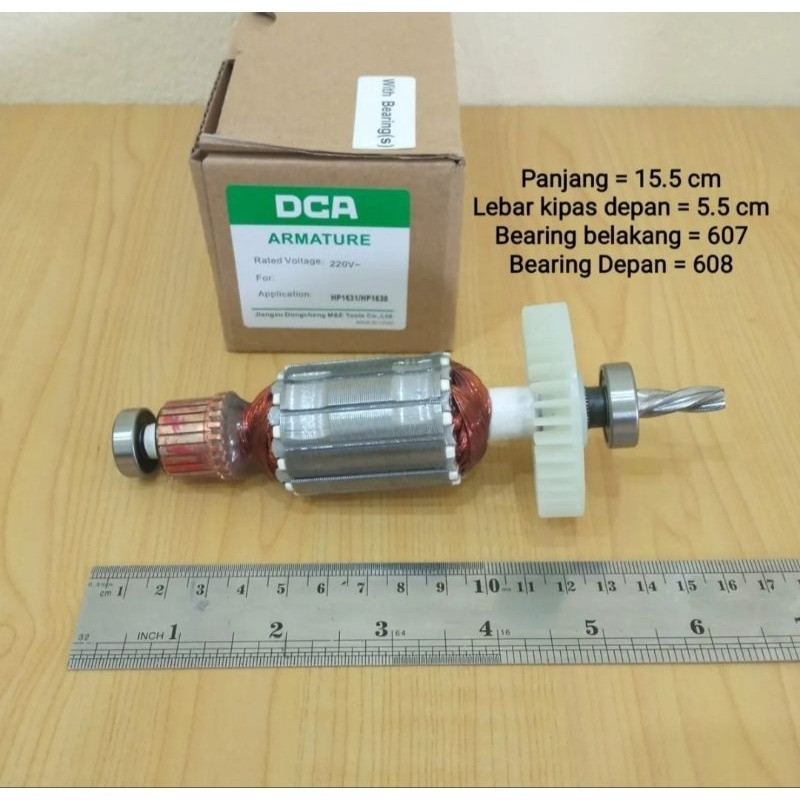 Sparepart Armature Mesin Bor Makita HP1630 / HP1631 / Angker Dinamo Bor Makita HP 1630 / HP 1631 / R
