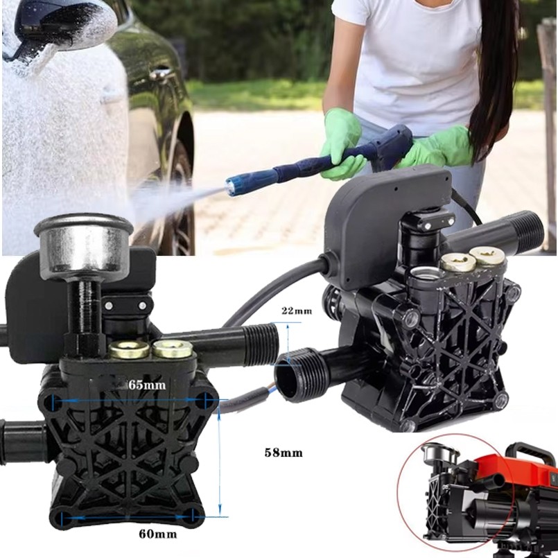 WOLDANSHOP 1800W Kepala Pompa Pencuci Tekanan Penggantian Kepala Pompa Pencuci Tekanan Aksesori Pomp