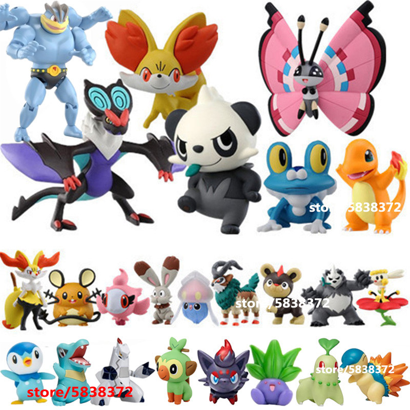 Anime Figure Sword Shield Pokemons Toy Zorua Duraludon Totole Cyndaquil ikorita Gible Lucario Panam 