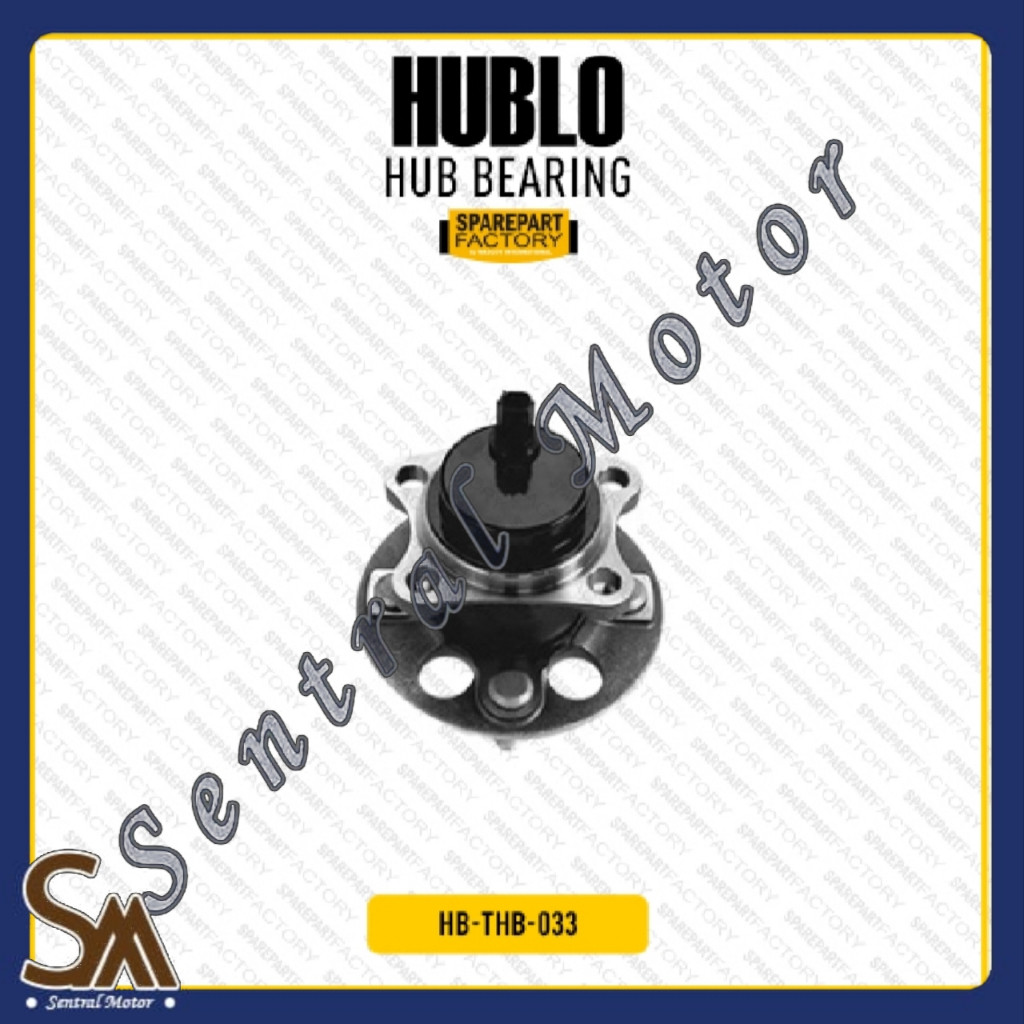 Hub bearing laher lahar nap roda belakang Toyota Altis ABS HUBLO