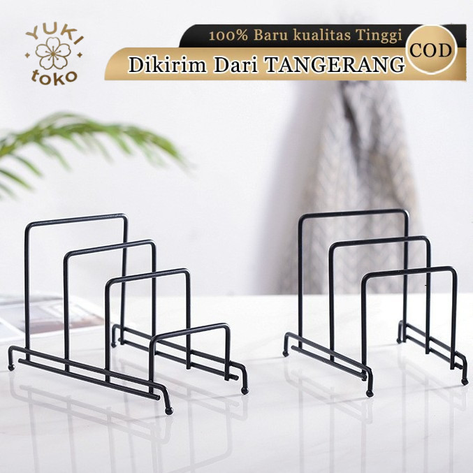 Rak Piring KECIL Satu Lapis Tempat Piring Rak Pengeringan Piring Bahan besi tebal Simple Kitchen Org
