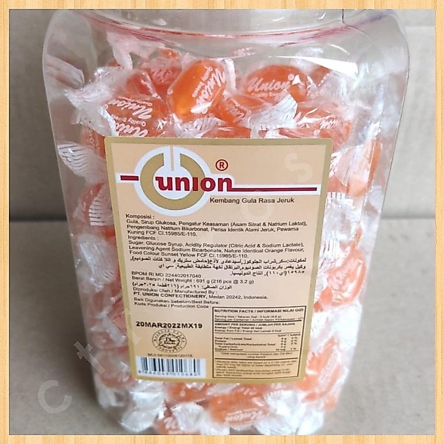 PERMEN UNION MINT / JERUK TOPLES