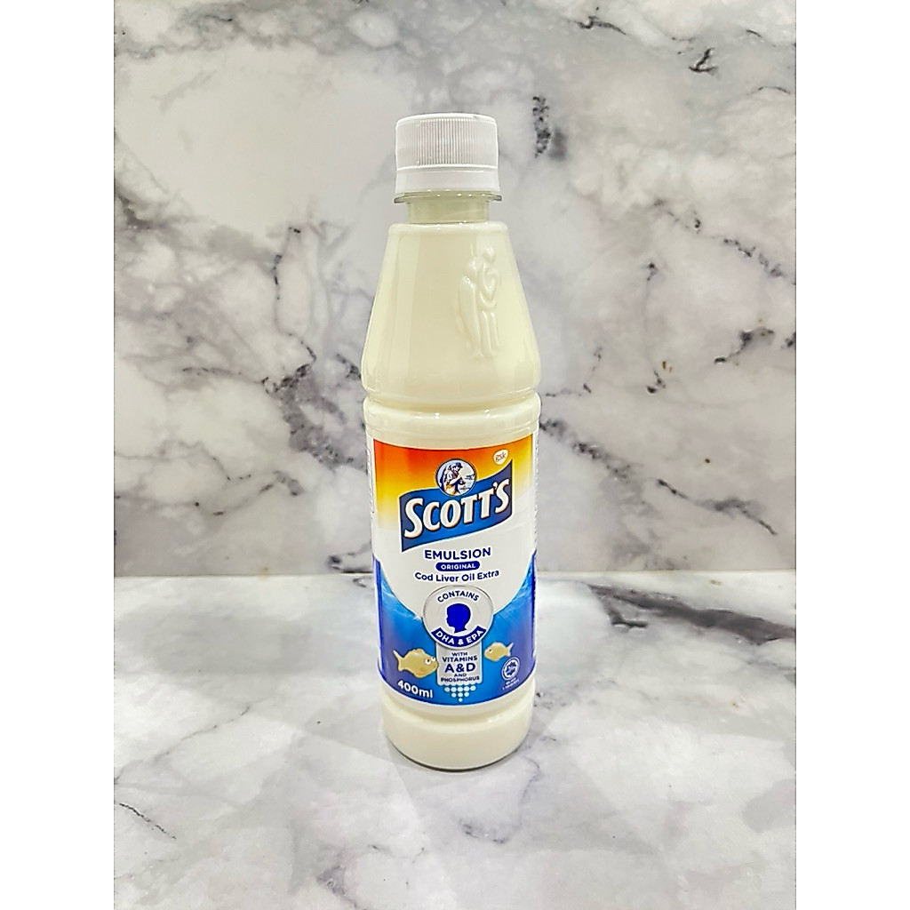 Scott emulsion original | scott's emulsion malaysia original 400 ml Besar
