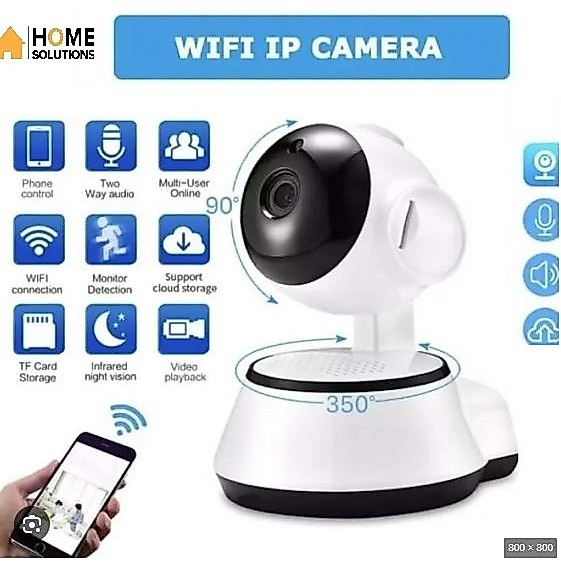 Camera CCTV V380 Pro Wifi IP CAMERA / CCTV Jarak Jauh Mobile Phone 1080P HD Camera Pengintai