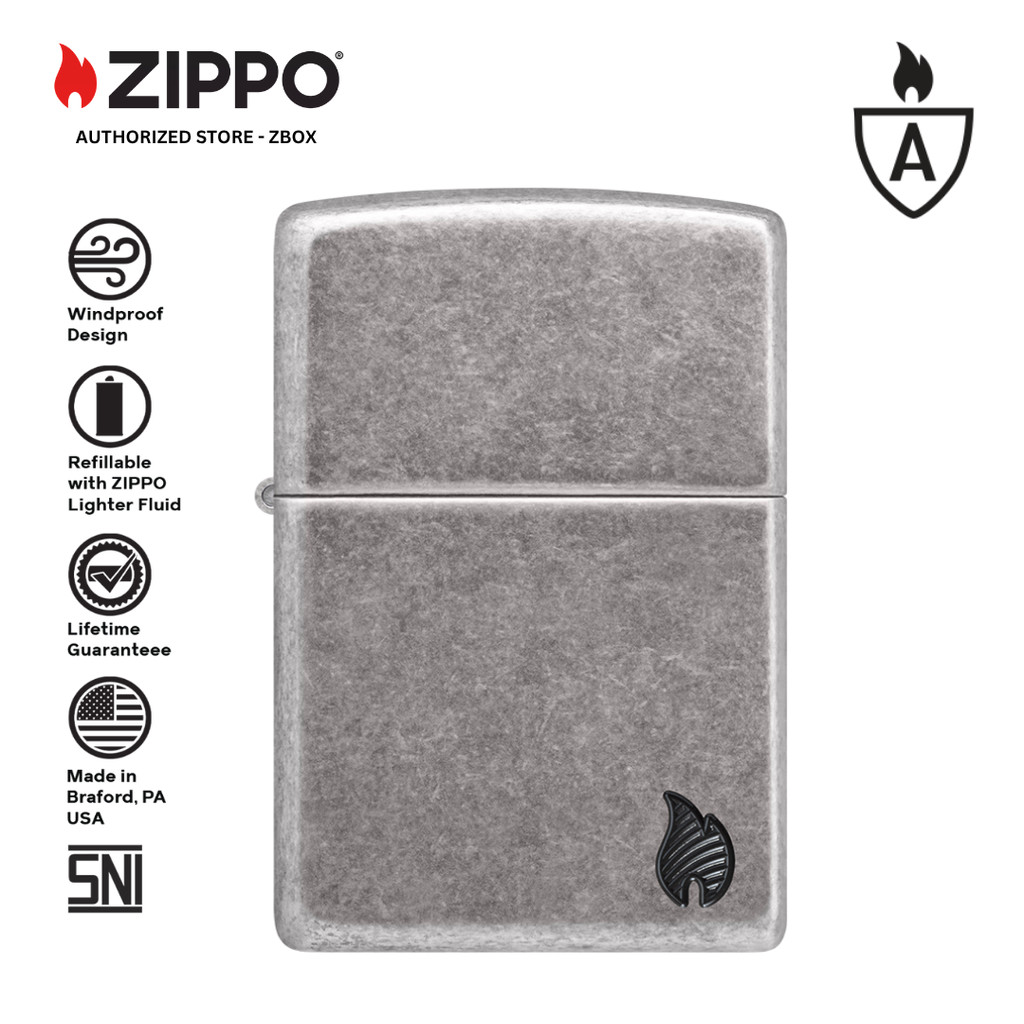 46399 - ZIPPO Armor Antique Silver Deep Carve