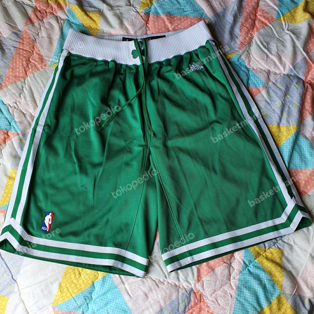 celana basket nba boston celtics hijau adidas original