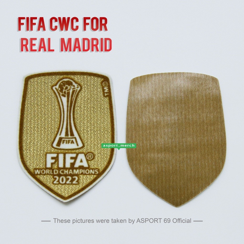 PATCH WCC FIFA WORLD CUP CLUB 2022 MADRID PATCH JERSEY CWC MADRID BOLA TERBARU FANTASY