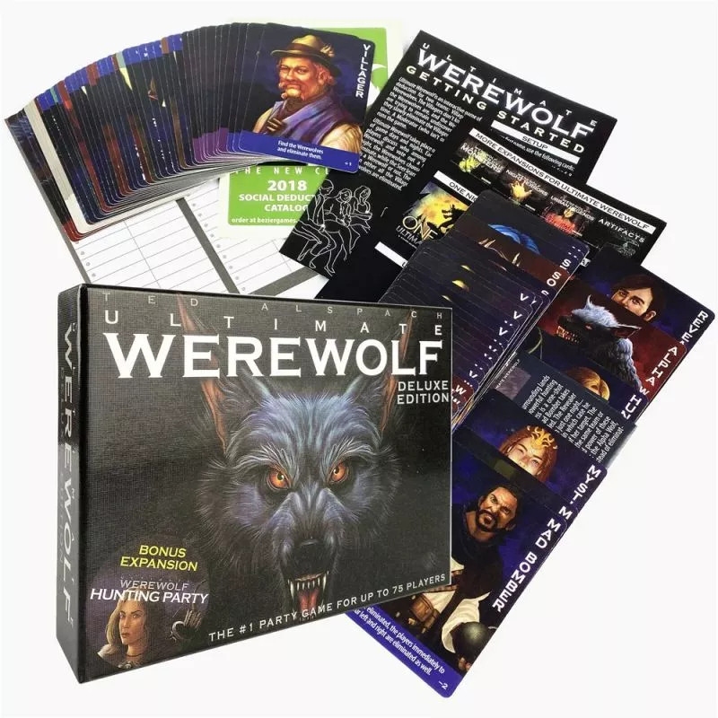Permainan Kartu Serigala Serigala Satu Malam Terakhir Ultimate Werewolf board game Mainan permainan 