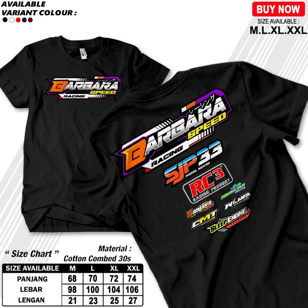 KAOS BARBARA SPEED | KAOS BARBARA SPEED KY AGENG | MEKANIK AMATIR | KAOS RACING FULL SPONSOR