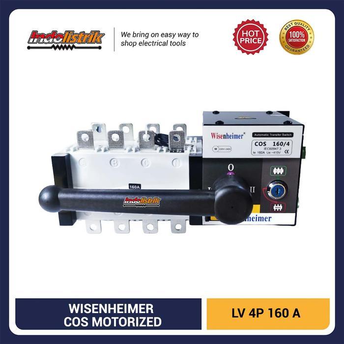 Change Over Switch 4 P 160A Motorized COS Ohm Saklar 160 A Wisenheimer