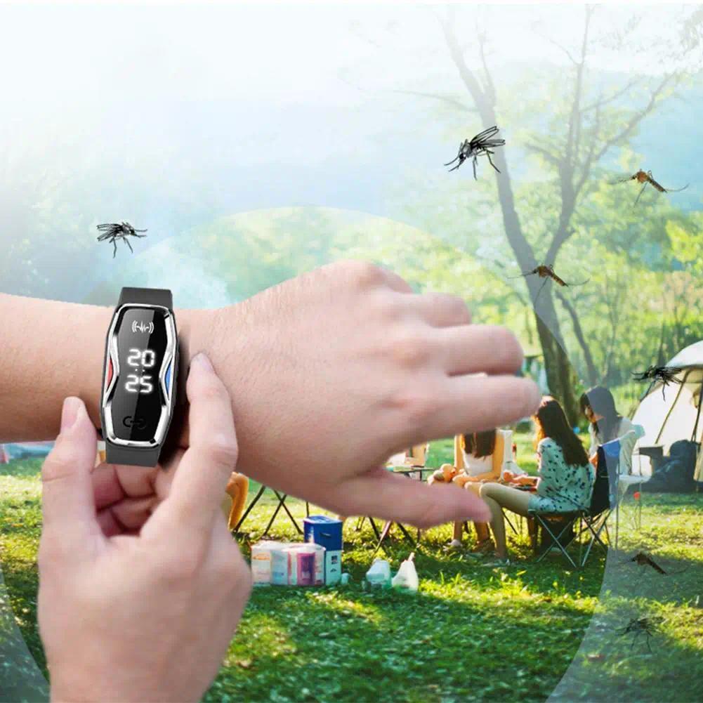Ultrasonic Mosquito Repellent Smart Watch GPS IP68 Oxygen Waterproof Blood Fitness Monitor Sports Sm