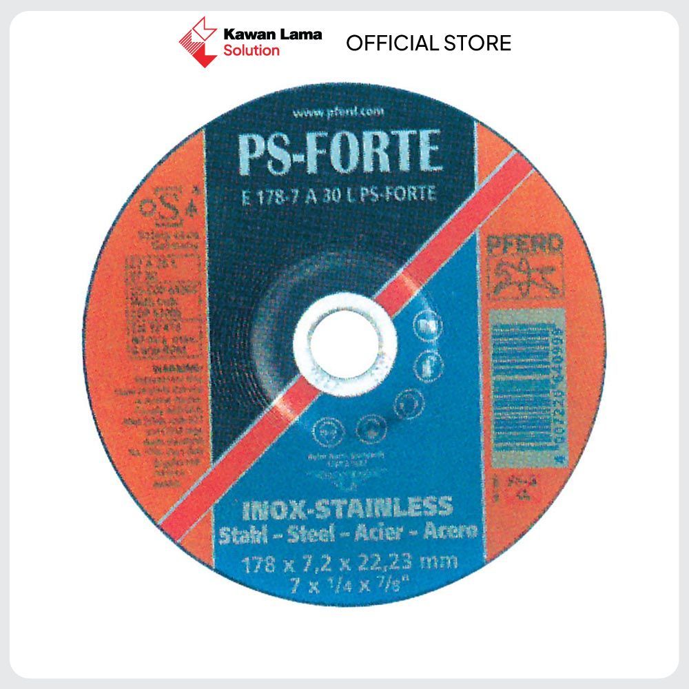 KLSOL Pferd Mata Gerinda E100-6A24Lpsf 643273 Batu Abrasive Disc Finishing Logam Bengkel