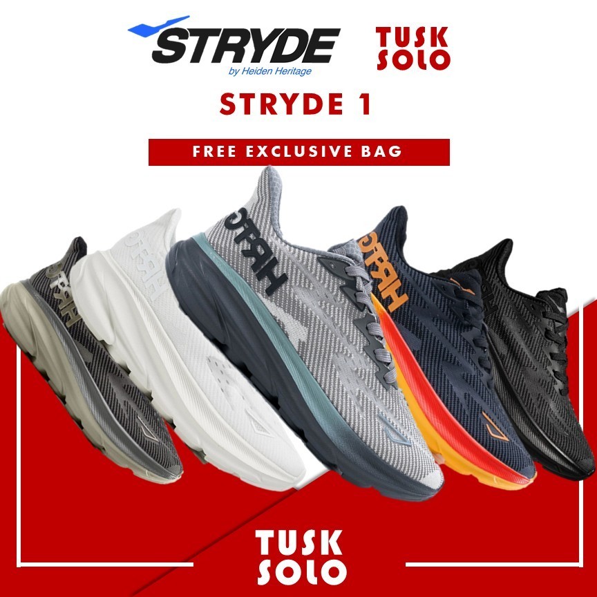 Sepatu Heiden Heritage Stryde 1 Sneakers Olahraga Lari Sport Running Shoes Pria Wanita