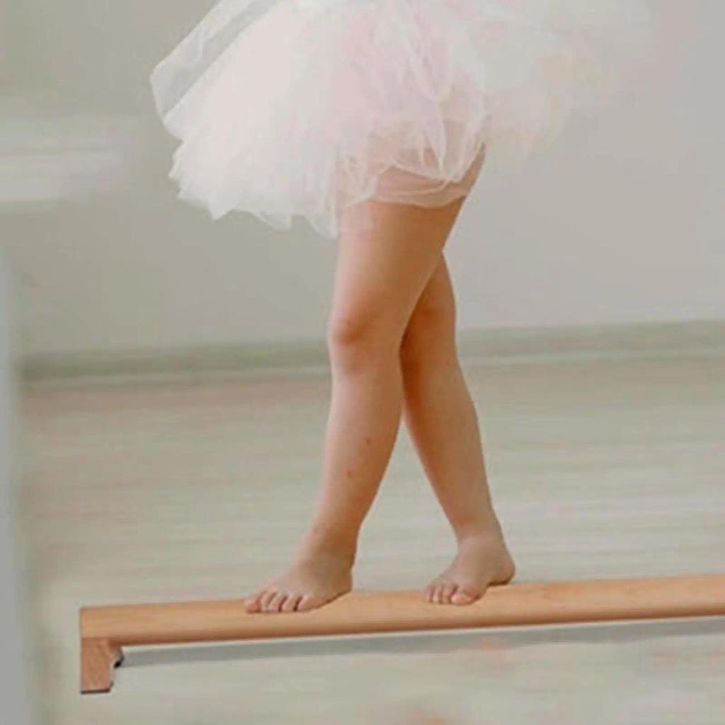 Home Gymnastics Beam Anti Slip Wooden Balance Beam for Kids Adults Exercise Foot Strength