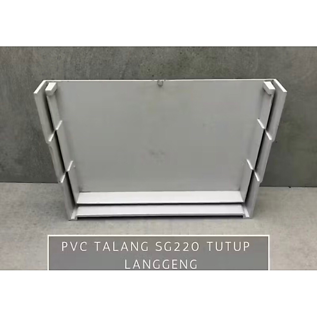 Tutup Talang Air PVC Kotak SG 220 8” 8 Inch