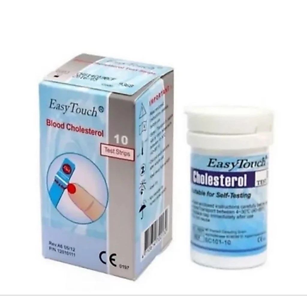 STRIP KOLESTEROL EASY TOUCH - EasyTouch Blood Cholesterol - Stik Easy touch kolesterol