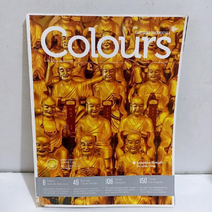 Majalah nostalgia Colours Garuda Indonesia November 2013