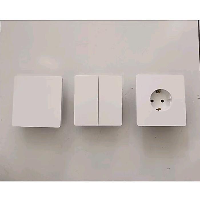 Saklar MASKO AURA Putih Slim Series Engkel S811 Seri S812 Stop Kontak S850