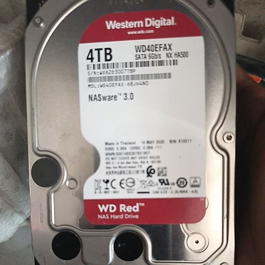 Hdd 4Tb WD Red Second