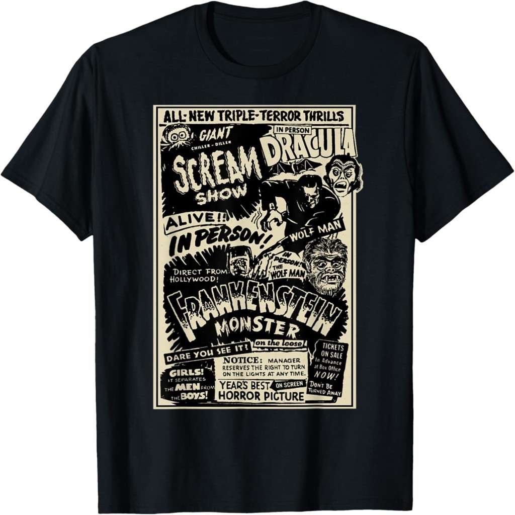 Horror Movie Monster Mummy Dracula Werewolf Kaos