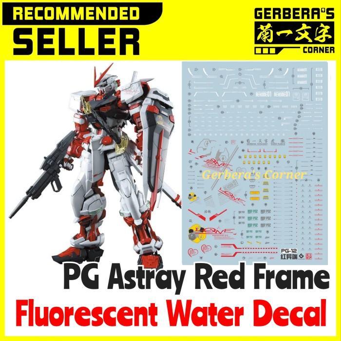 Fluorescent Water Decal PG Astray Red Frame Evo Studio