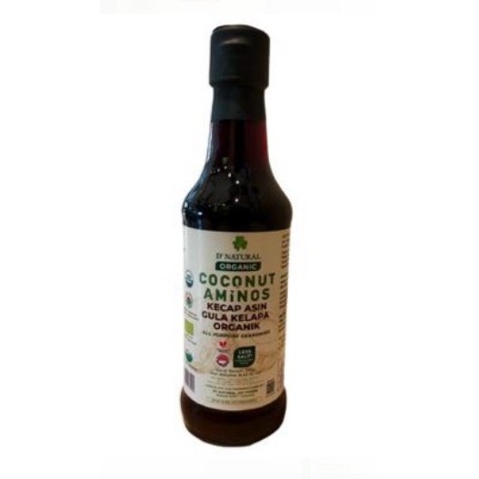 

COCONUT AMINOS - KECAP ASIN KELAPA LESS SALT Soy Free, Tanpa MSG, Tanpa Pengawet - 250 ml